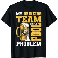 New My Drinking Team Has A Pool Problem Pool Billiard 8-Ball Gift T-Shirt
