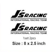 js racing sticekr dsfds