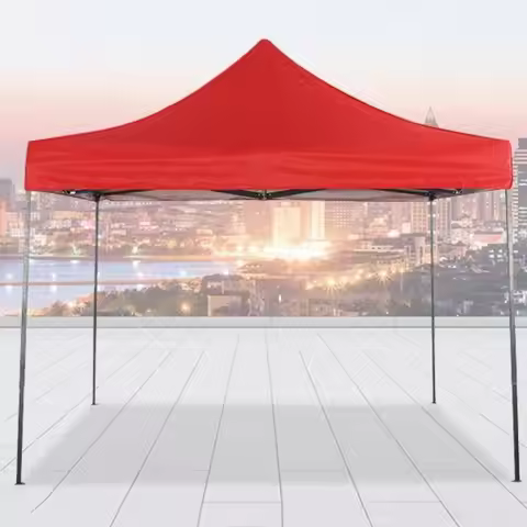 420D Oxford Cloth Gazebo Top Cover Sun Blocking Waterproof Sunshade Cover Thick Reinforced Corner Fo