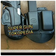 Holster Fobus Jericho 941 lengkap tempat magazine