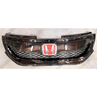 Honda City GM6 2014 2015 2016 Type R FK8 OEM Front Grill Grille Matte Black Gloss Black Carbon Look