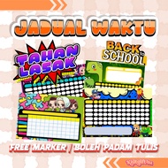 Primary, Secondary School Time Table can be used and write Magnet timetable