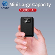 KKSKY MINI มินิ พาวเวอร์แบงค์ แบตเตอรี่สำรอง Original ของแท้ ต้นฉบับ Powerbank FAST Charging 10000mAh LED ท่องเที่ยว ออกงาน ไฟฉาย แบต