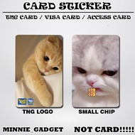 [ CAT ] Touch n Go Card Sticker Cover TNG / MASTER / VISA / CREDIT/ DEBIT CARD