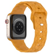 สายรัดซิลิโคนอ่อนสำหรับสายคาด Apple Watch อัลตร้าสายนาฬิกาสปอร์ตขนาด2 49มม. 44มม. 45มม. 42มม. 41มม. 42มม. 42มม. สายนาฬิกาซีรีส์ Iwatch 9 8 7 6 5