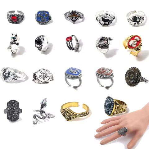 Game Dark Souls Rings for Men Vintage Havel's Demon's Scar Chloranthy Serpent Leo Darkmoon Ring Hall