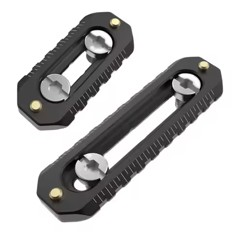 Mini NATO Rail Anti Off Quick Release NATO Rail with 1/4" Screws Safety Pins for Handle Camera Cage 
