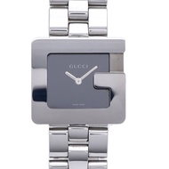 Gucci 石英 G-Square 360​​0J 手錶，不鏽鋼錶殼，黑色錶盤，0005 [二手] GUCCI 女士手錶