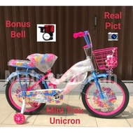 Sepeda Anak Mini Trex Unicorn 18inch Sepeda anak perempuan 18inch Trex