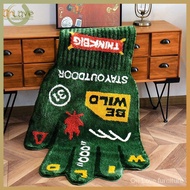 Creative floor mats with letters, vintage gloves, carpet decoration, sofa, bedroom, living room, bedside floor mats, American trend QG0A