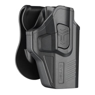 OWB Holster for Glock 17 19 19X 22 23 31 32 (Gen 1-5) / Airsoft Glock 17 19 45 - Index Finger Releas