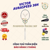 [Pre-woven strings + Free bag + handle wrap] Genuine Victor Auraspeed 30H Badminton Racket, 3 Months