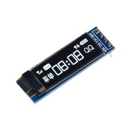 0.91 inch OLED display white blue 0.91 inch OLED 128x32 IIC serial port screen