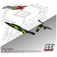 SUPRA X 125 DS 01 MOTORCYCLE STRIPING STICKER