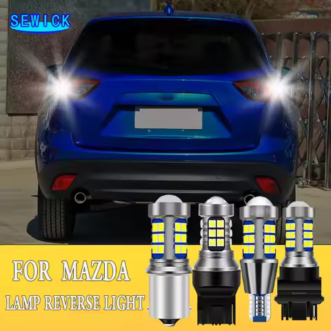 2pcs T20 W21/5W 7443 W21W 580 LED Brake Lamp Tail Light Canbus Stop Diode Bulb 12v For Mazda CX5 2 D