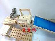 【皮蛋媽的私房貨】MOU9022YEN MIT手作倉鼠遊樂園 溜滑梯 滑梯溜溜-老鼠玩具。楓葉鼠/銀狐/小蜜/三線/松鼠