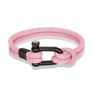 Gelang Nautical Pria Keren Cowok Laki Tali Paracord 4mm Survival Bracelet Nautical Shackle Premium