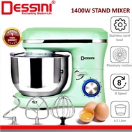 DESSINI ITALY 8 Speed Electric Stand Mixer Egg Beater Blender Grinder Dough Whisk Mesin 4.5L Bowl Pengadun Bancuh Telur