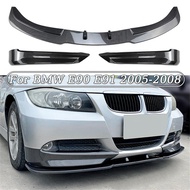 5PCS For BMW 3 Series E90 E91 Car Front Bumper Lip Splitter Diffuser Body Kit Spoiler Bumper Guard Protector 2005-2008 T