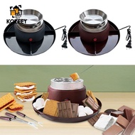 [KOZEEY] Electric Smores Maker Melting Chocolate Cheese Pot 2 in 1 Flameless Roaster Smores Kit for 