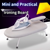 【HOT SALE】Foldable Desktop Ironing Board Portable Mini Iron Board with Board Cover and Iron Rest Thick Folding Legs Washable Anti-Heat Backing Tabletop Furniture