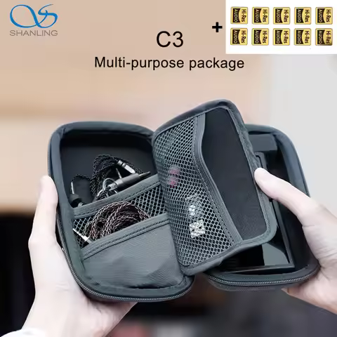 Portable Storage Box Carrying Case Cover for SHANLING C3 M0 M1 M3S M5S FIIO M5 M6 M9 M7 M3K M11 M15