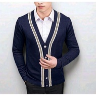 Men's Cardigan Men's Knitted Cardigan, Premium Fine Cotton Knit Cardigan