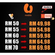 U Mobile Reload | U Mobile Topup | | Instant Top up | Instant Reload