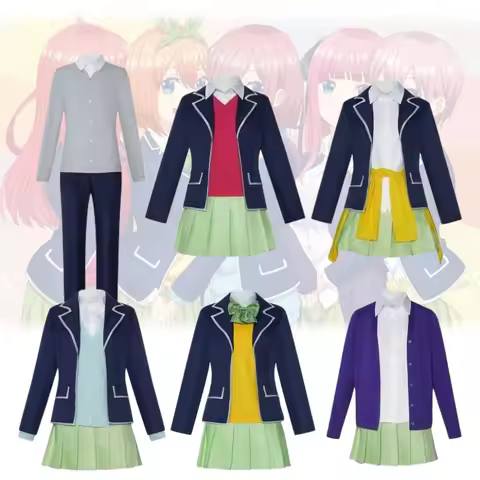 Anime Nakano Ichika Nino Miku Yotsuba Itsuki Costume Cosplay School Uniform JK for Comic Con Role Pl