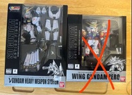 SD Gundam action figure wing Gundam zero, nu Gumdam  heavy weapon system