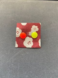 韓國螢光耳環