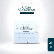 (1 Pod) Clean Conscience 6-in-1 Hypoallergenic Laundry Pod - 21g x1 | Zero Plastic Waste Pack