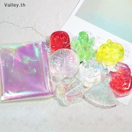 [Valley]  Laser Iridescent Clear Film AB Effect Paper DIY Epoxy Resin Jewelry Fillings TH