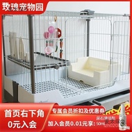 Anti-Splash Rabbit Cage Metabo Rabbit Cage Double Drawer Guinea Pig Automatic Household R81Extra Lar