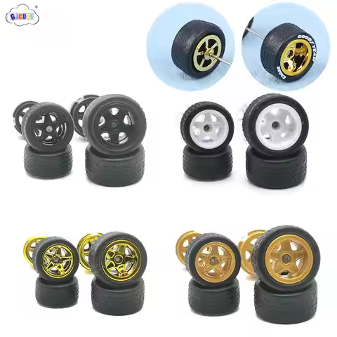 1/64 Alloy Car Staggered Front Small Rear Large Wheel BSC-D Serie 10.8mm+12.8mm Car Toys Replacement