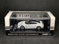 INNO64 1/64 Top Secret Nissan GTR R35 Tokyo Auto Salon INNO