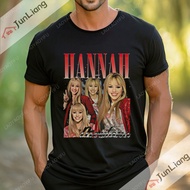 Summer Short sleeve Hannah Montana Printed T-shirt street clothing Fashion men Harajuku oversized T-