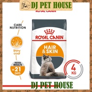 Royal Canin Makanan Kucing Hair&Skin33 Care Cat Food 4Kg FREE 400G Cat Dry Food/猫粮/针对毛发和皮肤的猫粮
