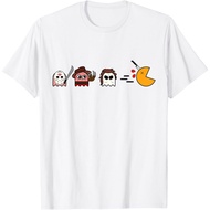 Amber's Kids and Adults 24s Unisex Funny Ghosts Parody Halloween Gamer 80's Horror Movies T-Shirt