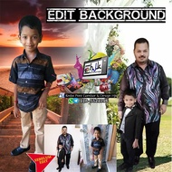 Print Gambar (Edit background)