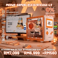 AMD Ryzen 5 8400F MEOW PC GAMING PACKAGE 32GB DDR5 1TB SSD 650W MEMPHIS-X MEOW EDITION With GPU Opti