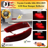 Toyota Corolla Altis 2014-2019 LED Rear Bumper Reflector