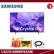 [ Delivered by Seller ] SAMSUNG 55" Crystal UHD U8000F 4K Smart TV (2025) - UA55U8000FKXXM