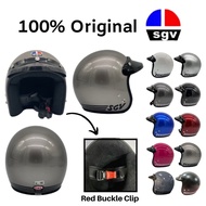 SGV 99 Helmet L 100% Original Topi Keledar SGV99 Motor Helmet Black Grey Red Blue Silver Pink White 