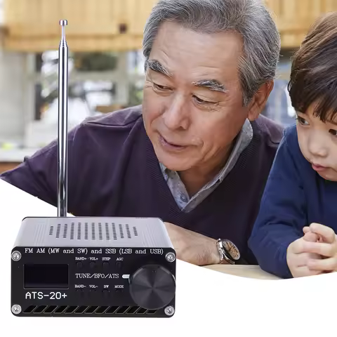 ATS-20+Si4732 All Band Radio Receiver Built-in Battery Portable Handheld Radio Recorder 0.96 Inch OL