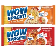 Wow instant Spaghetti Carbonara bolognese instant noodle