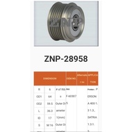 [28958] Alternator Clutch Pulley Proton Saga VVT, Iriz, Persona 16