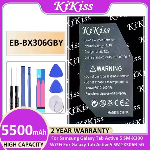 EB-BX306GBY Long-Lasting For Samsung Galaxy Tab Active 5 SM-X300 Wi‑Fi For Galaxy Tab Active5 SM‑X30