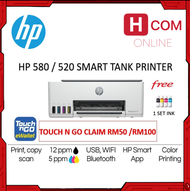 HP 580 / HP 520 PRINTER Smart Tank 520/580 All-in-One Printer LIKE G2010 HP 415 2776 2333