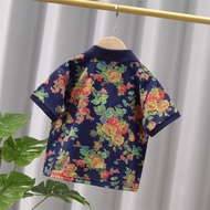 Children's Clothing T-Shirt Children's Clothing Boys Short-Sleeved T-Shirt Western Style Lapel Polo 